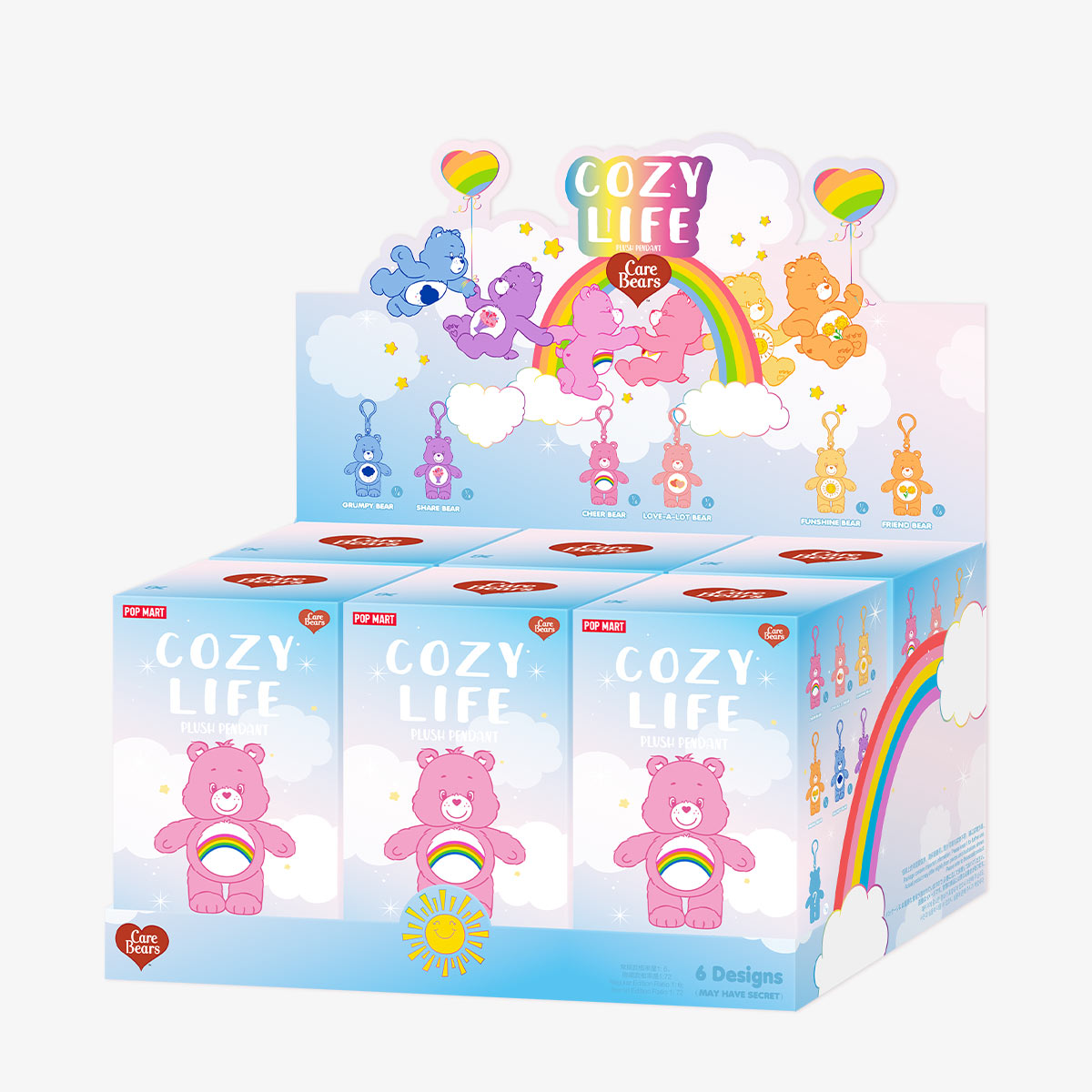Care Bears Cozy Life Series-Quicksand Plush Pendant Blind Box