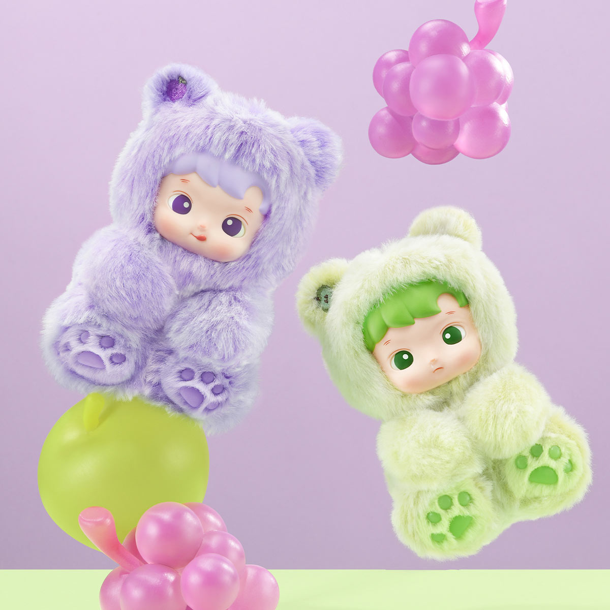 POP MART Haci Pupu Gummy Bear Vinyl Plush Pendant Blind Box