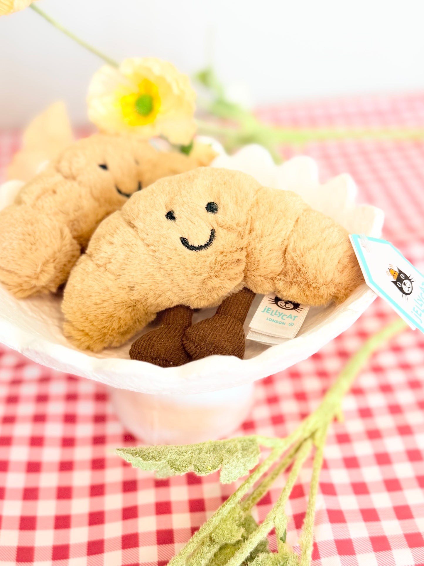 Jellycat Amuseable Bag Charm - Croissant