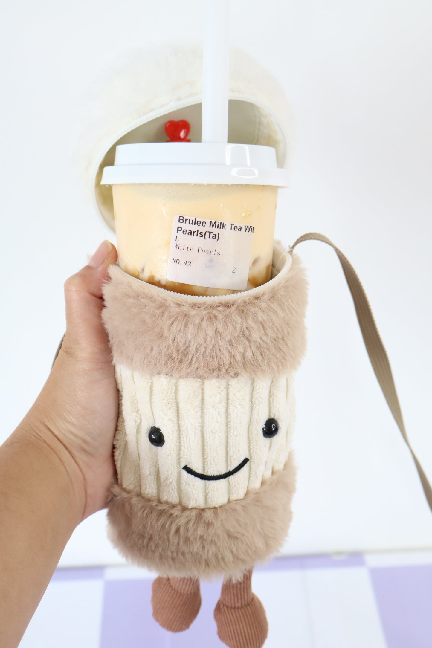 Coffee-To-Go Plush Bag