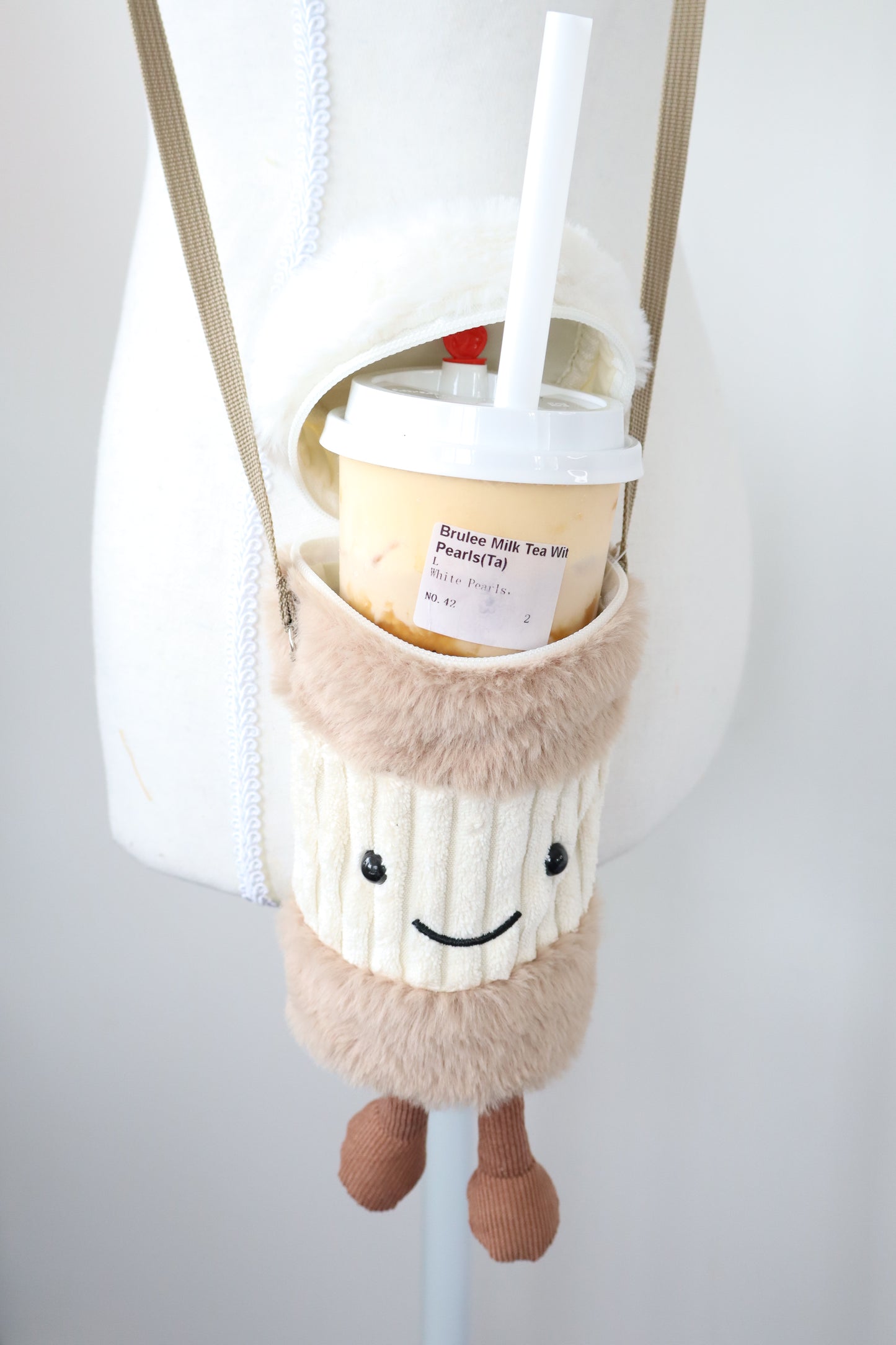 Coffee-To-Go Plush Bag