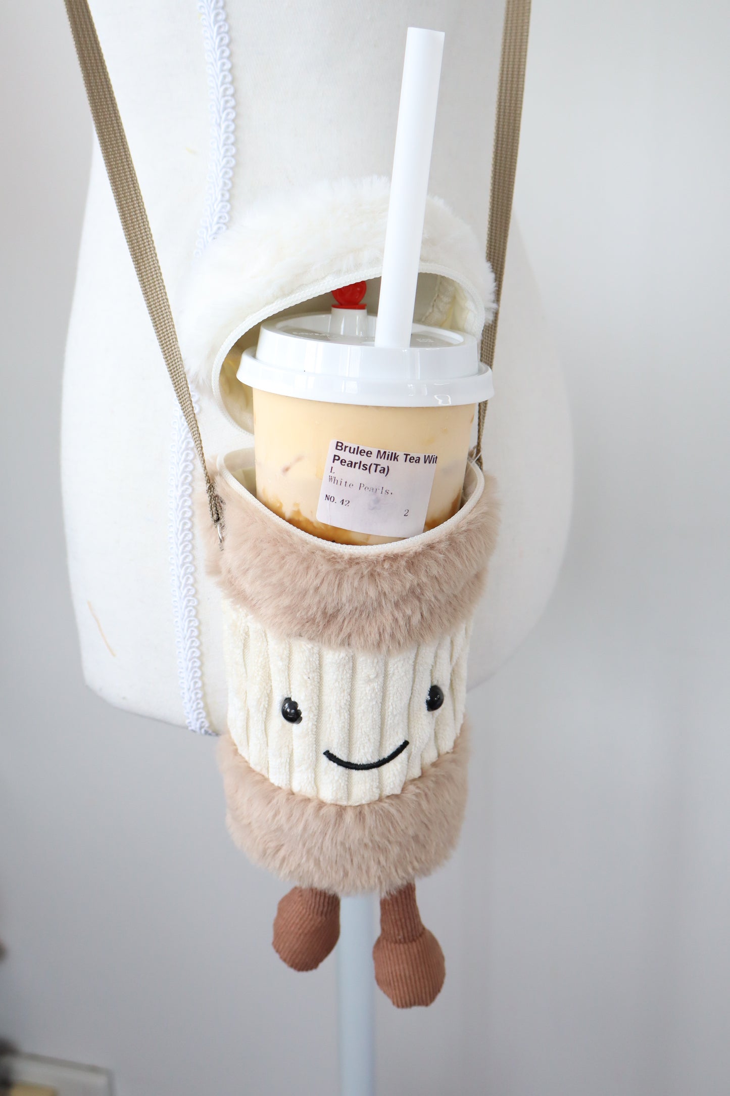 Coffee-To-Go Plush Bag