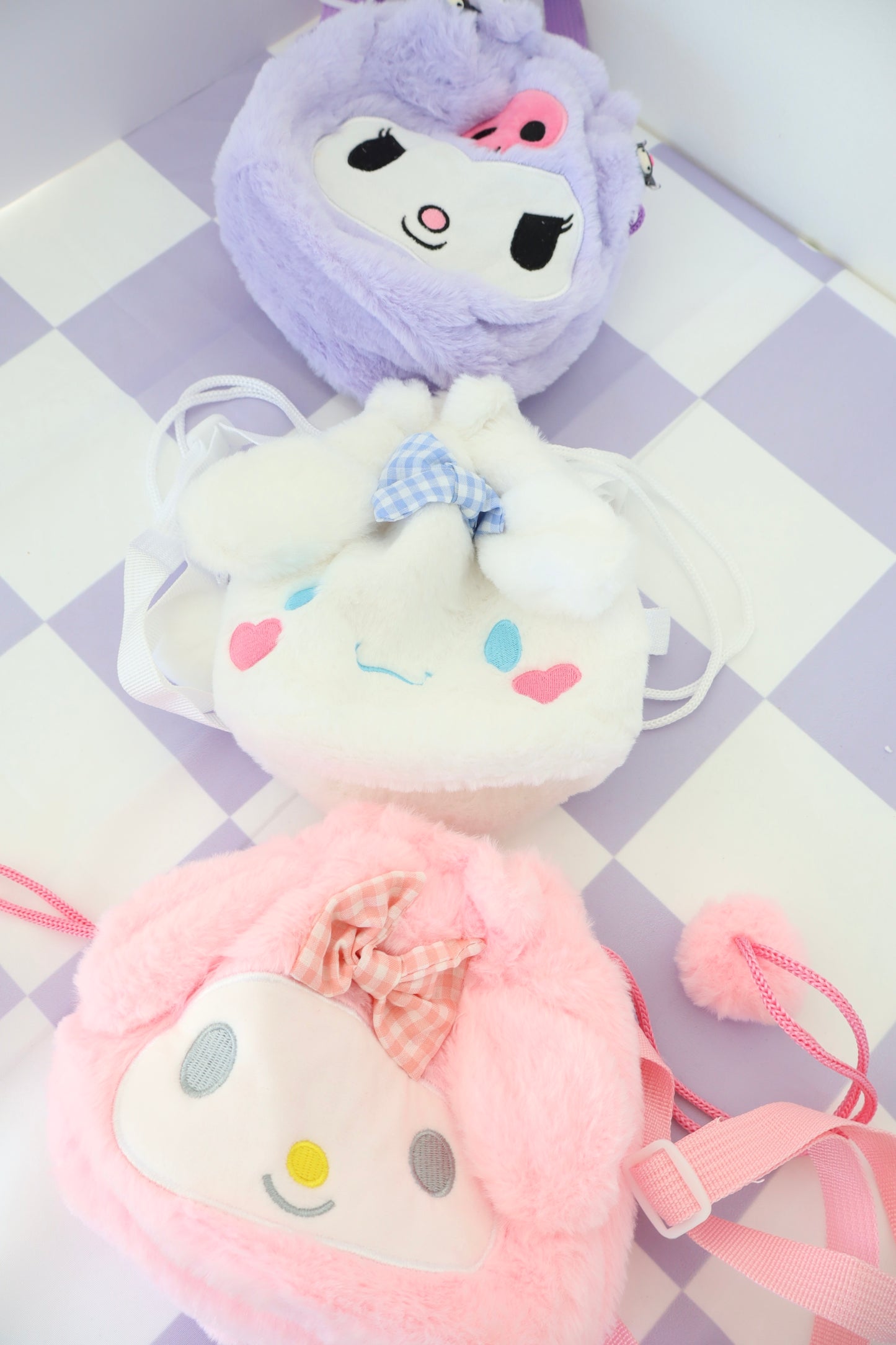 Cinnamoroll Drawstring Plush Bag