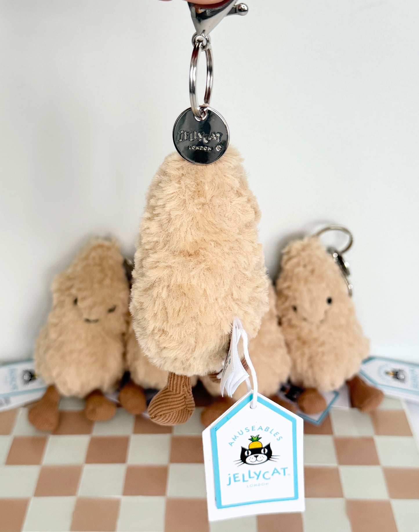 Jellycat Amuseables Bag Charm - Peanut