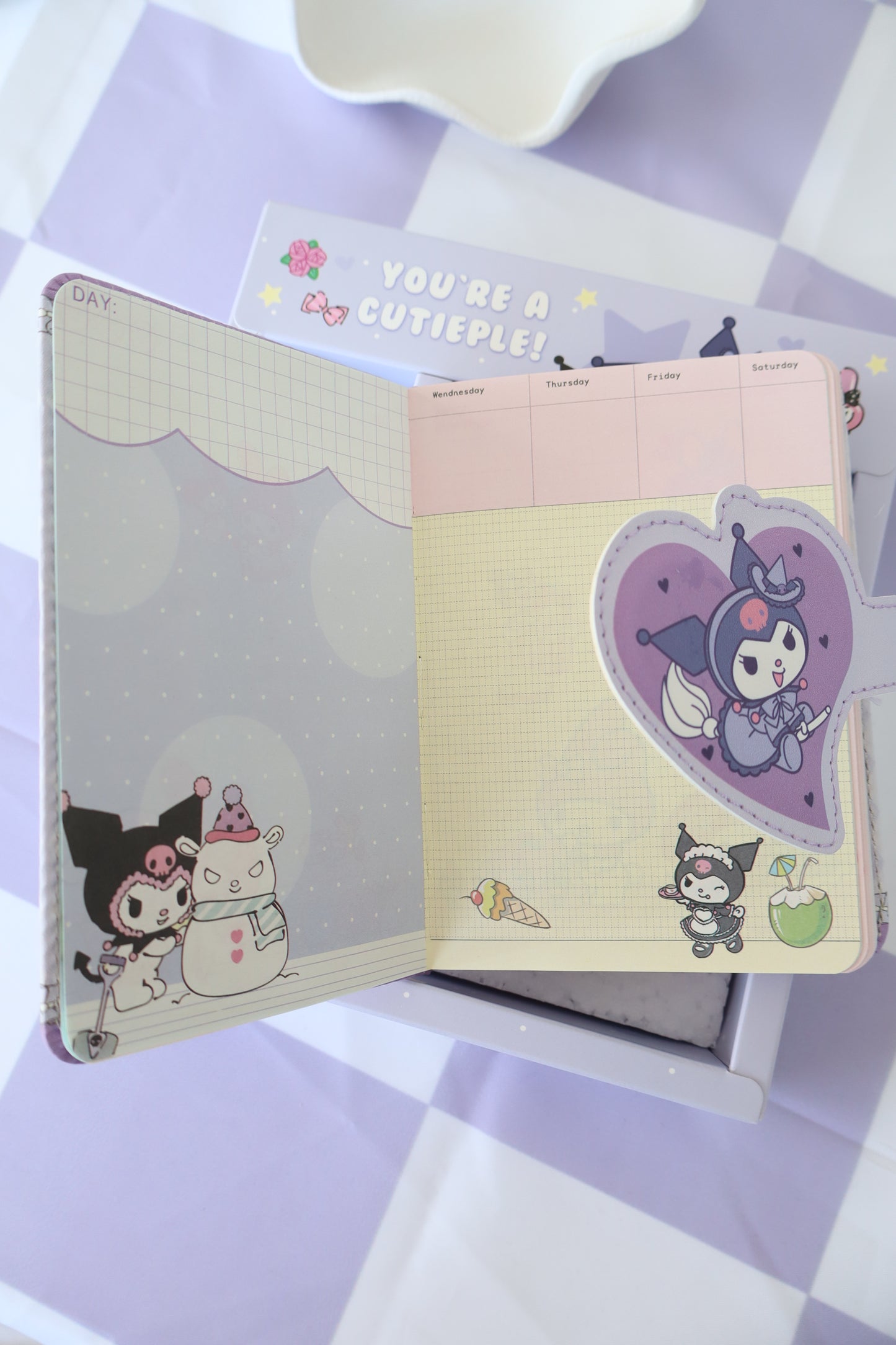 Kuromi Diary Gift set