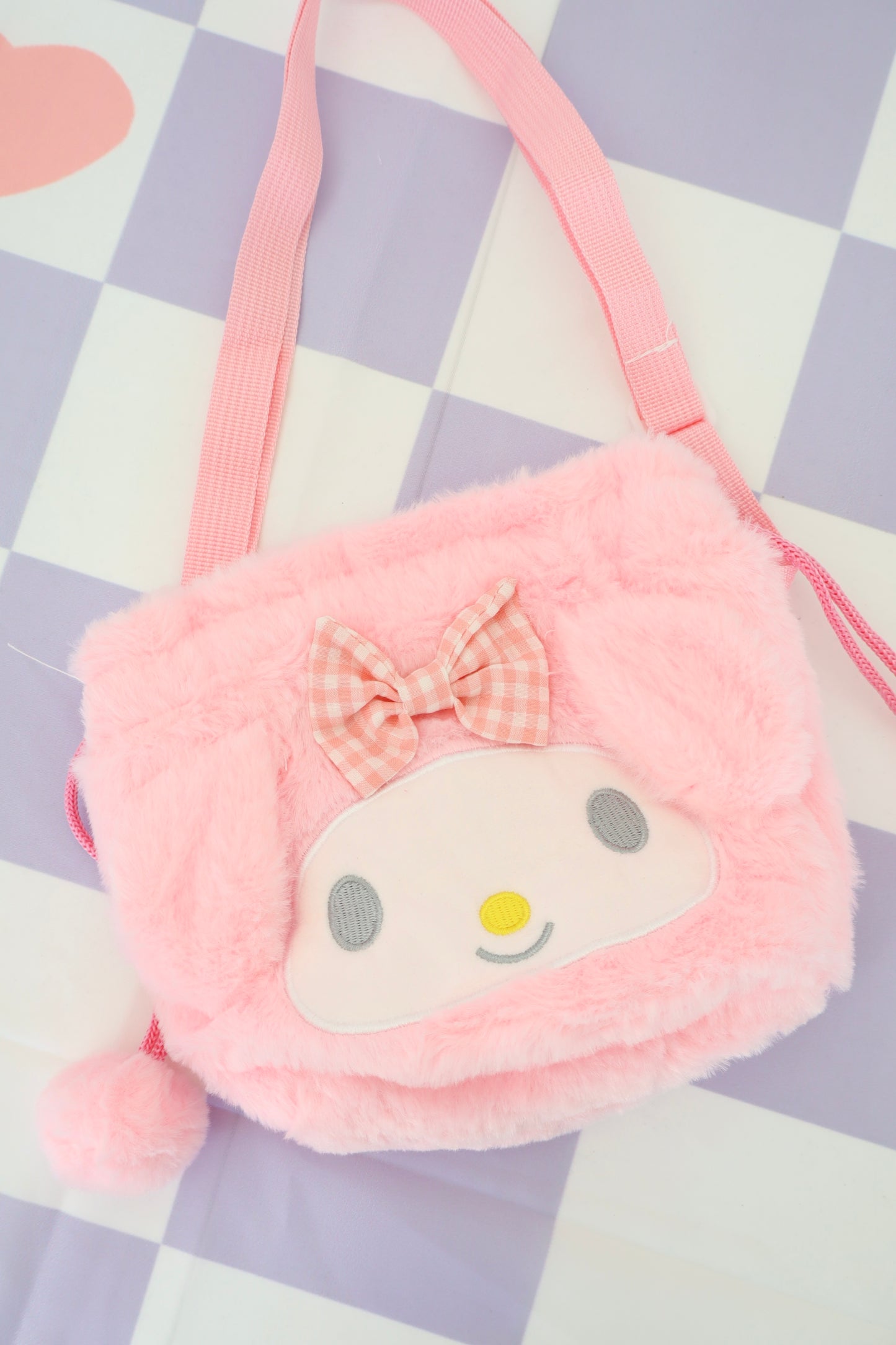 My Melody Drawstring Plush Bag