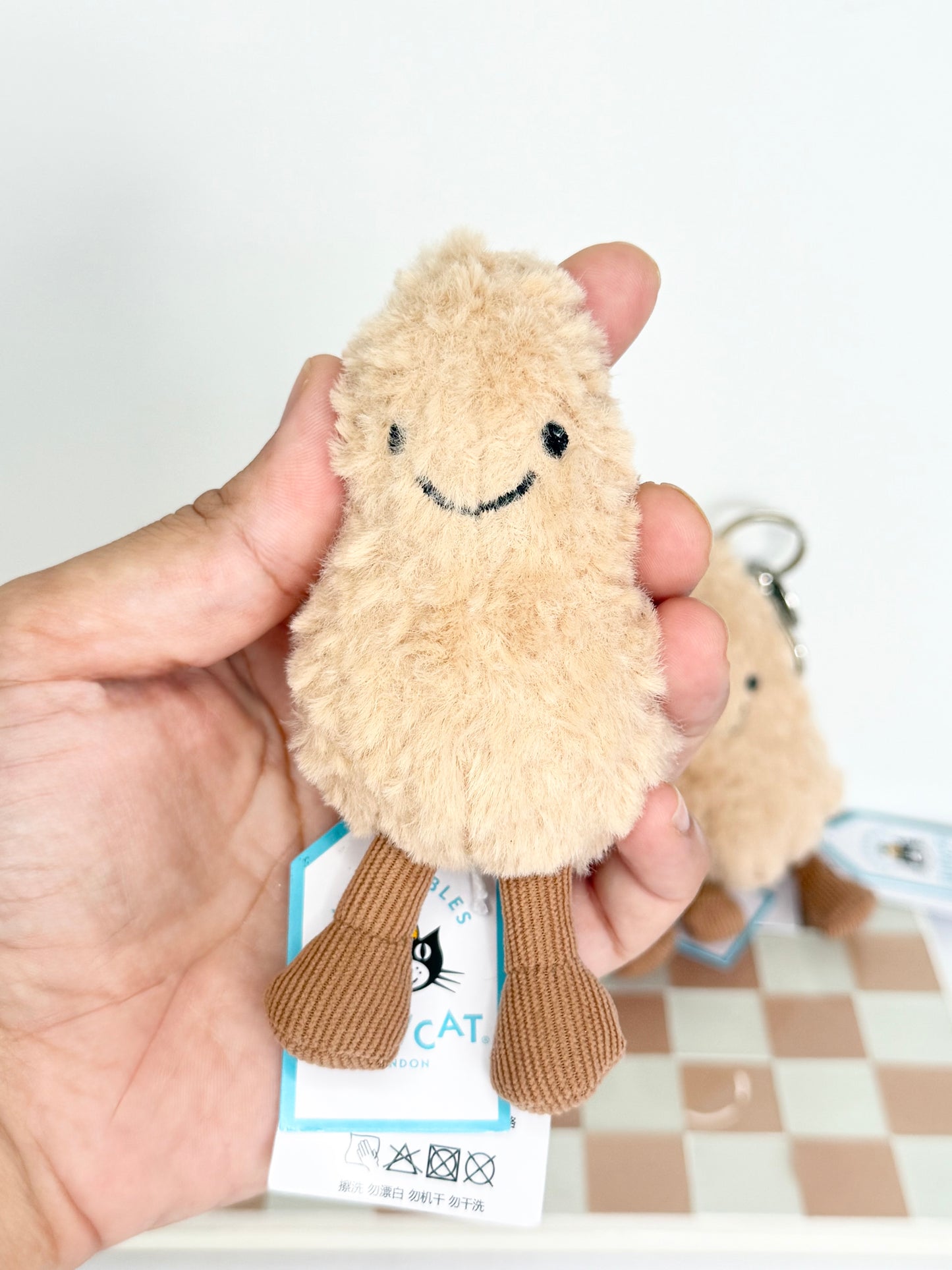 Jellycat Amuseables Bag Charm - Peanut