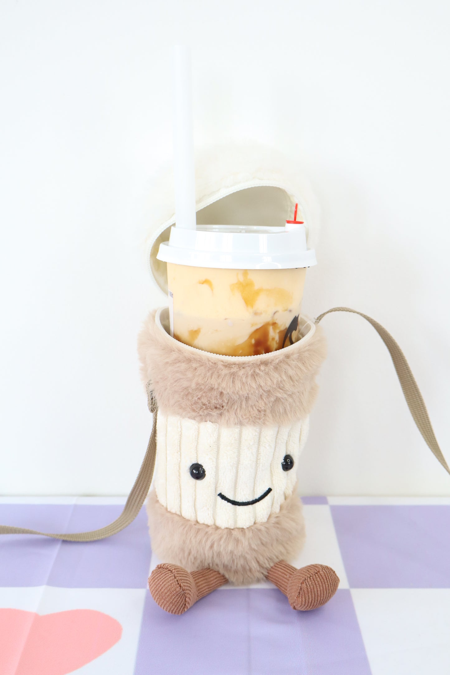 Coffee-To-Go Plush Bag