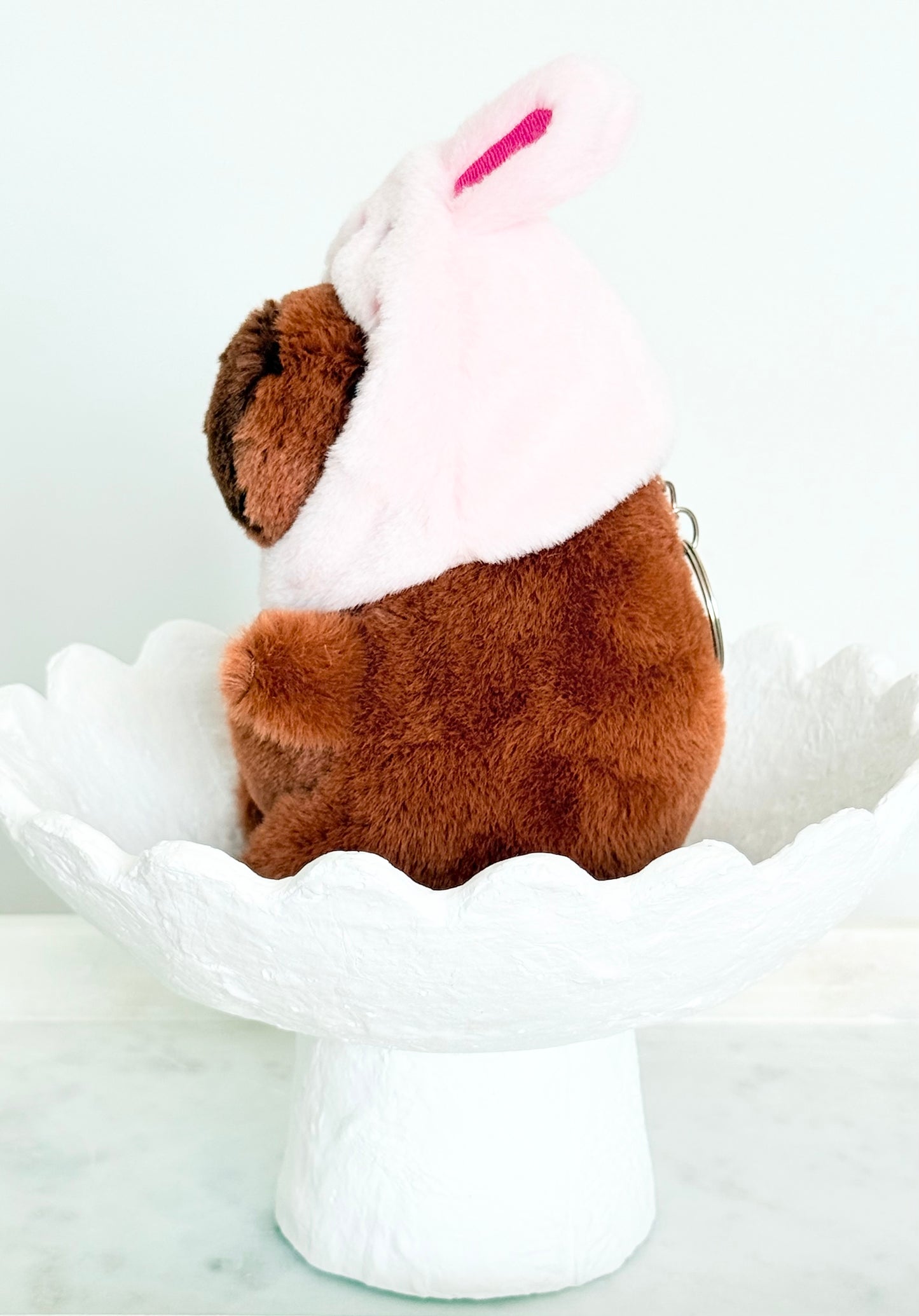 Capybara x Bunny Keyring