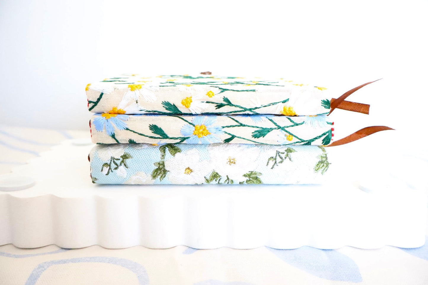 Flower Embroidery Notebooks