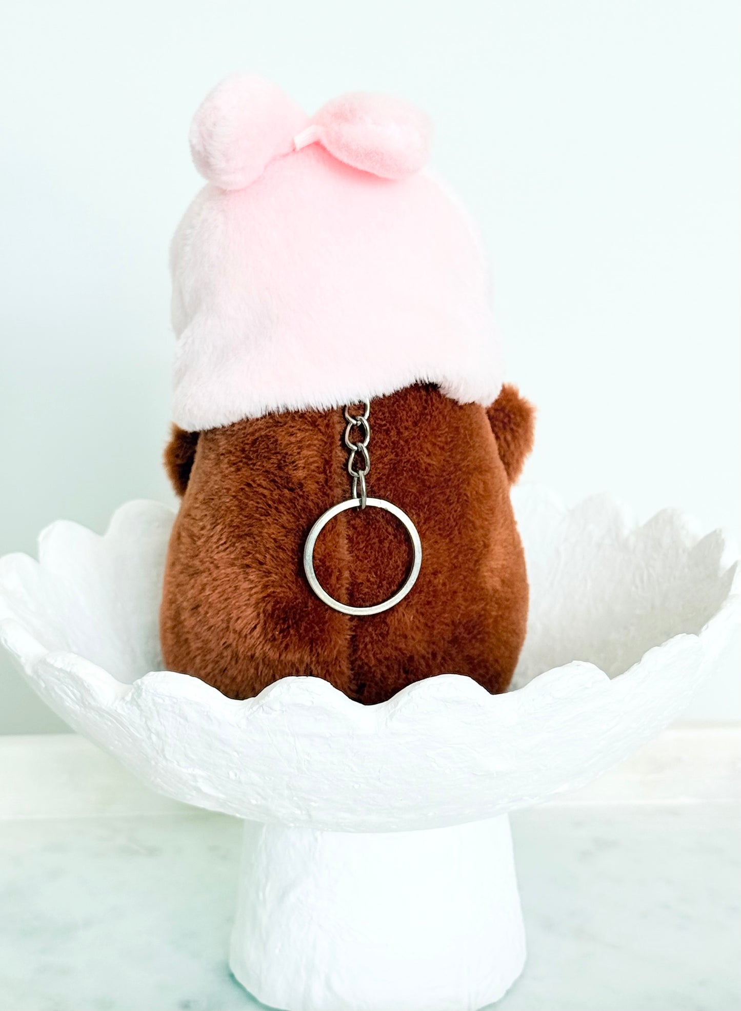 Capybara x Bunny Keyring