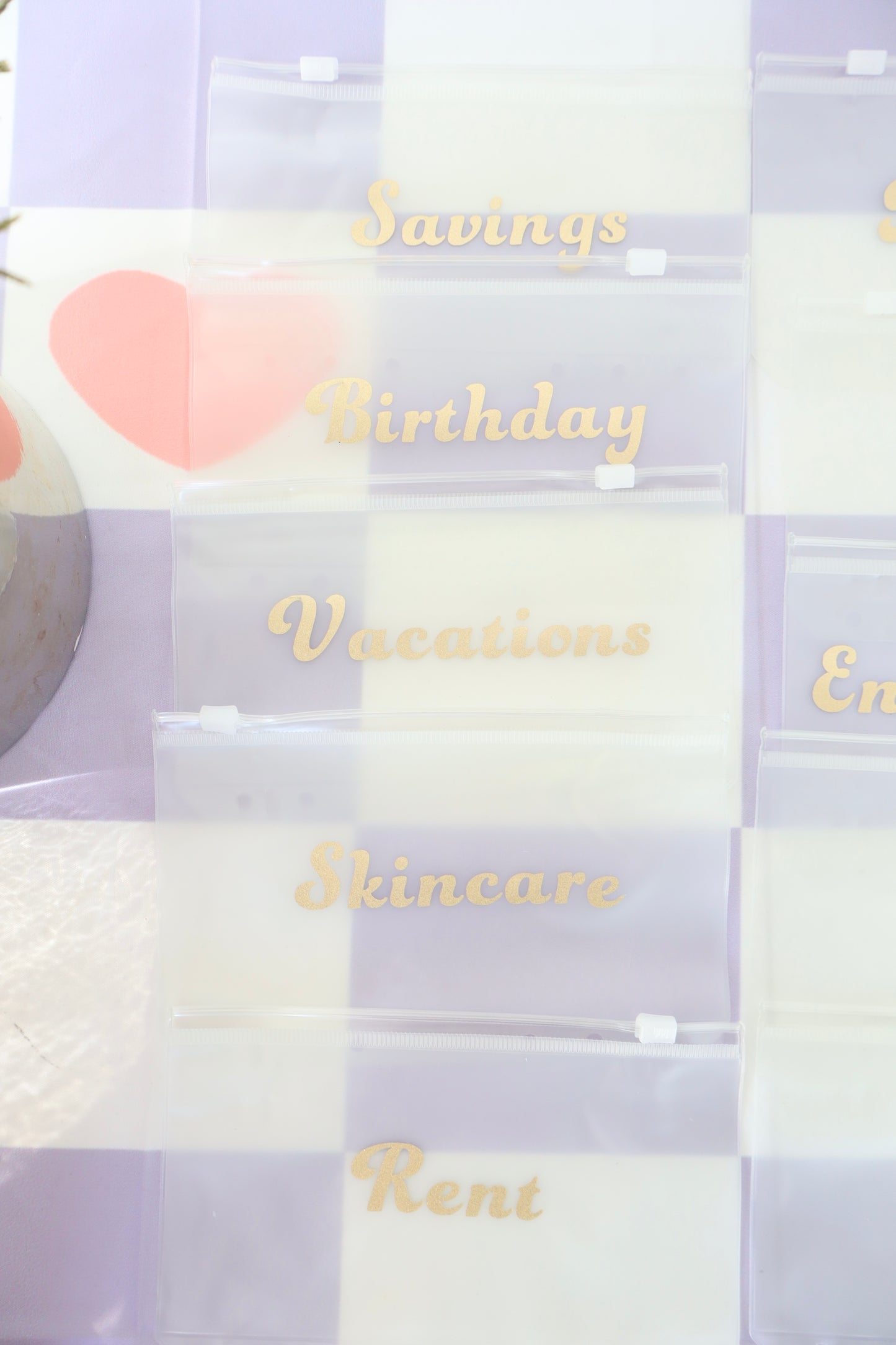 Saving Binder - Pastel