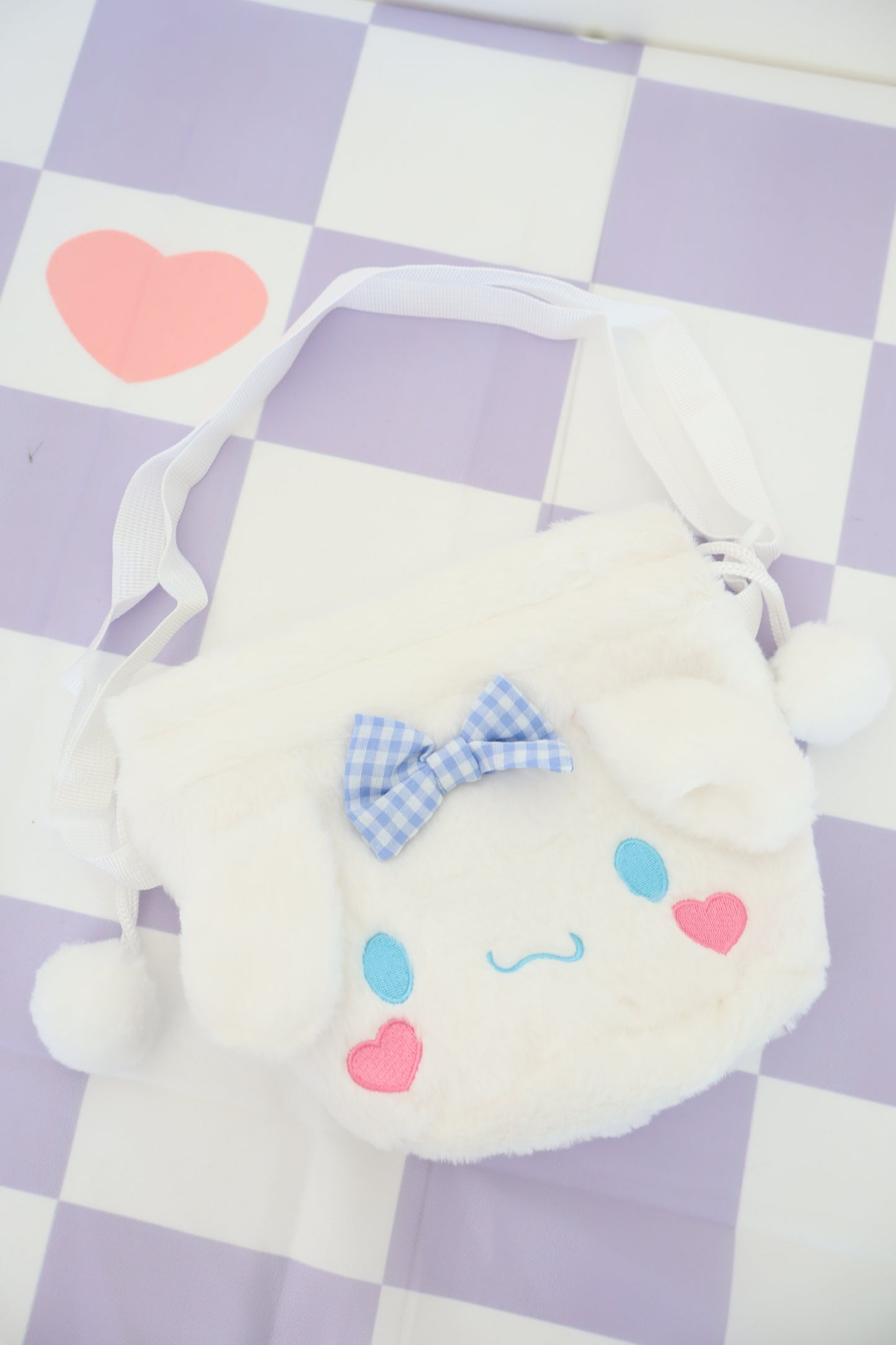 Cinnamoroll Drawstring Plush Bag