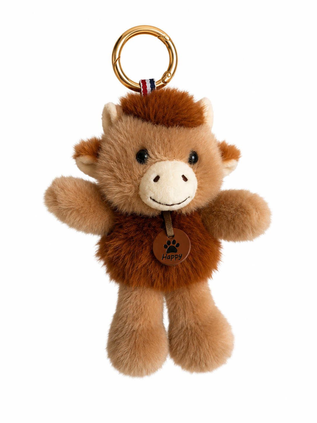 Highland Cow Plush Pendant