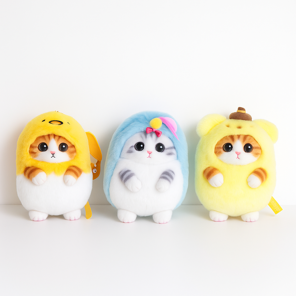 Mofusand x Sanrio L Keyrings