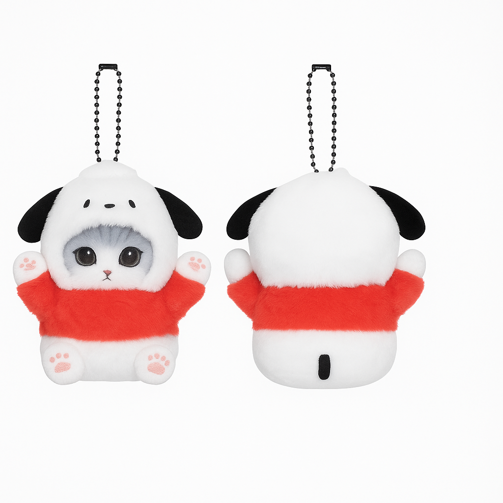 Mofusand Sanrio Plush Keyrings