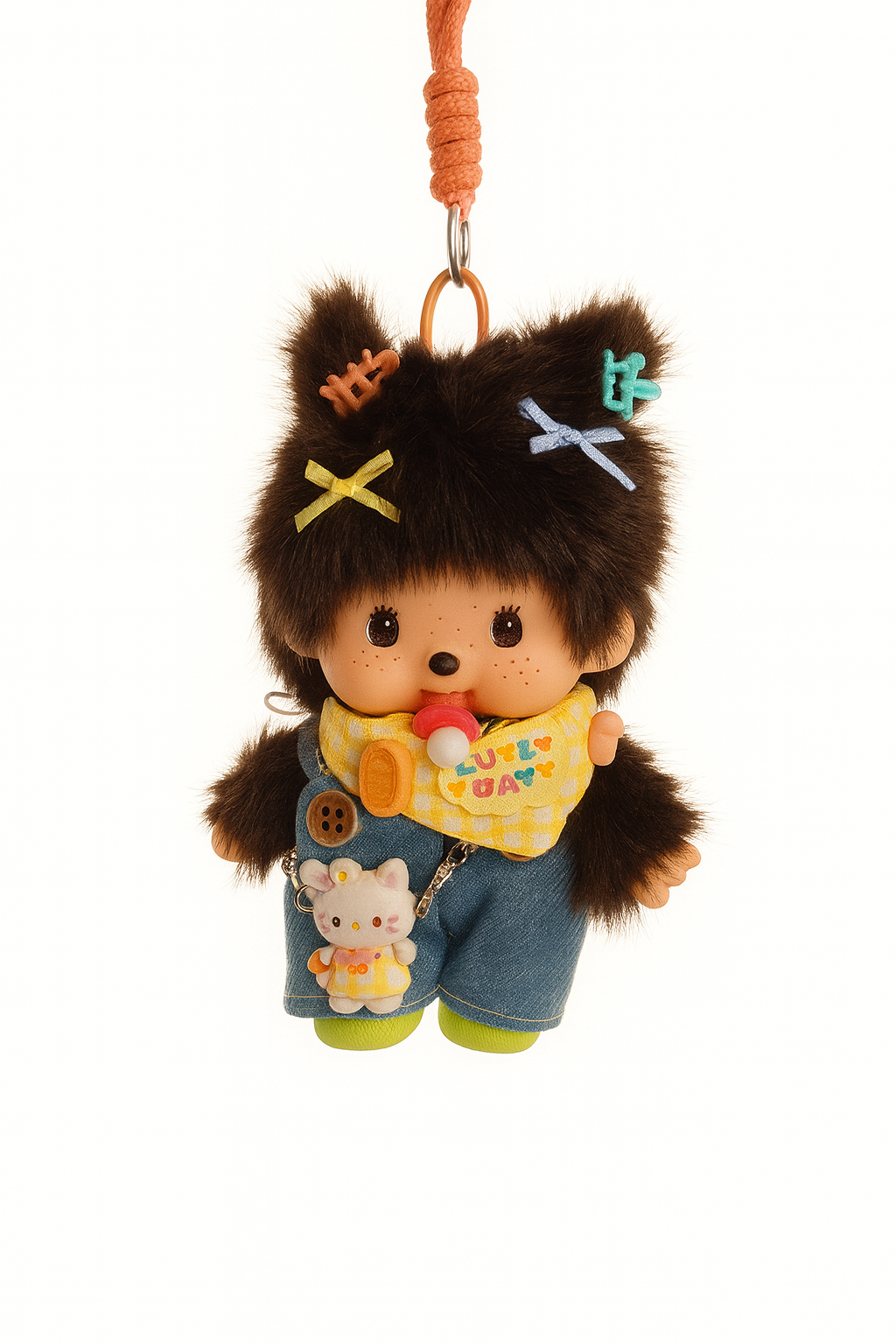 Monchhichi x Hello Kitty Keychain