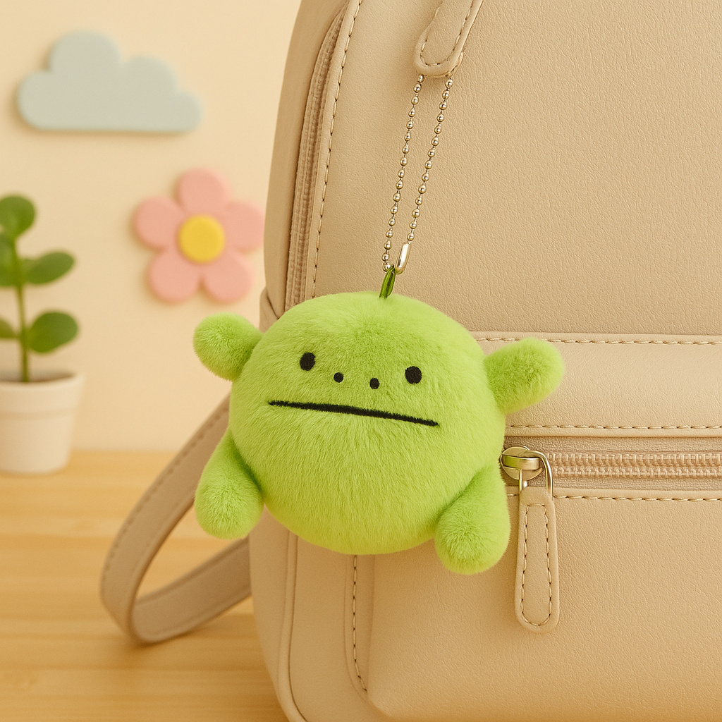 Frog Plush Bag Charm