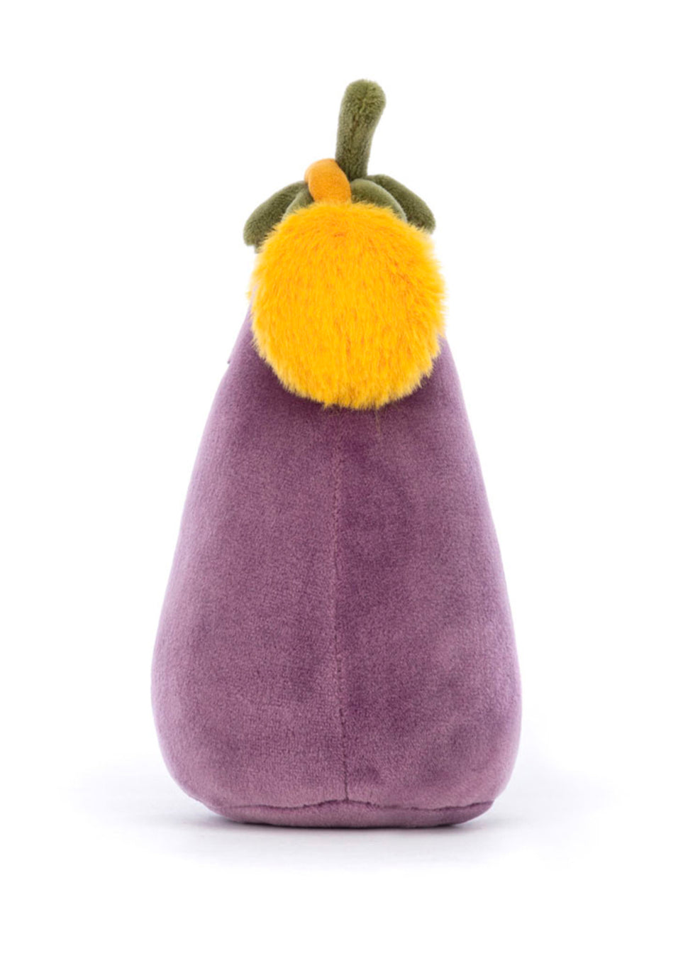 Eggplant with Earmuffs Plush