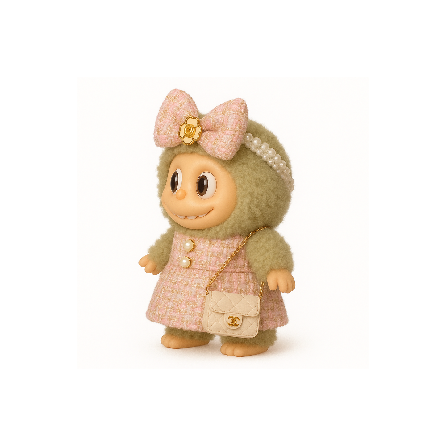 LABUBU Pink Chanel Dress