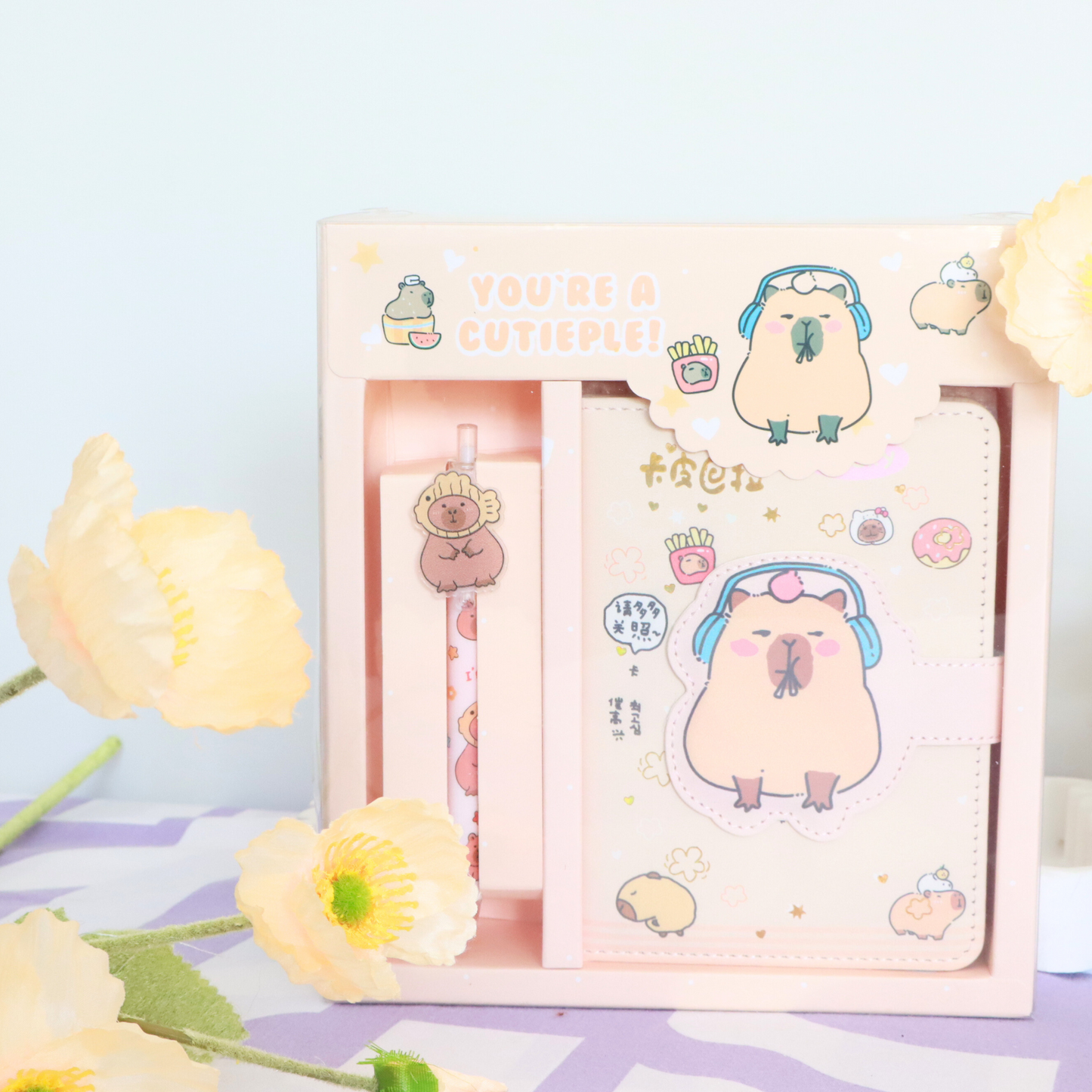 Capybara Diary Gift Set