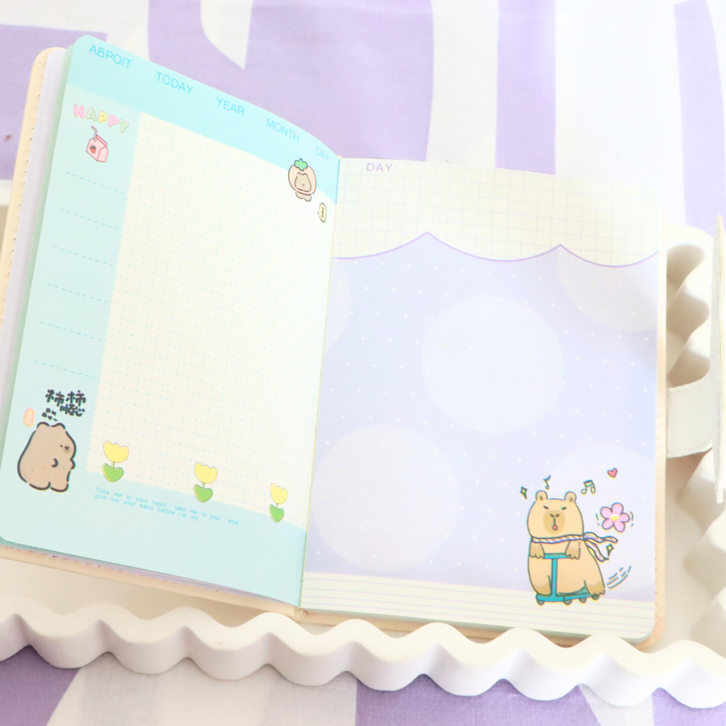 Capybara Diary Gift Set