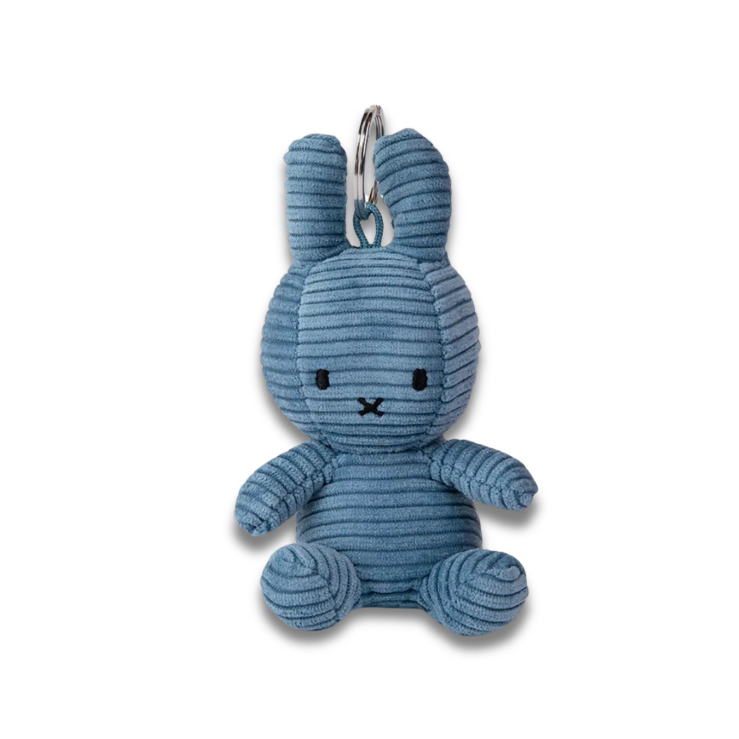 Miffy Corduroy Keychain Aviator Blue