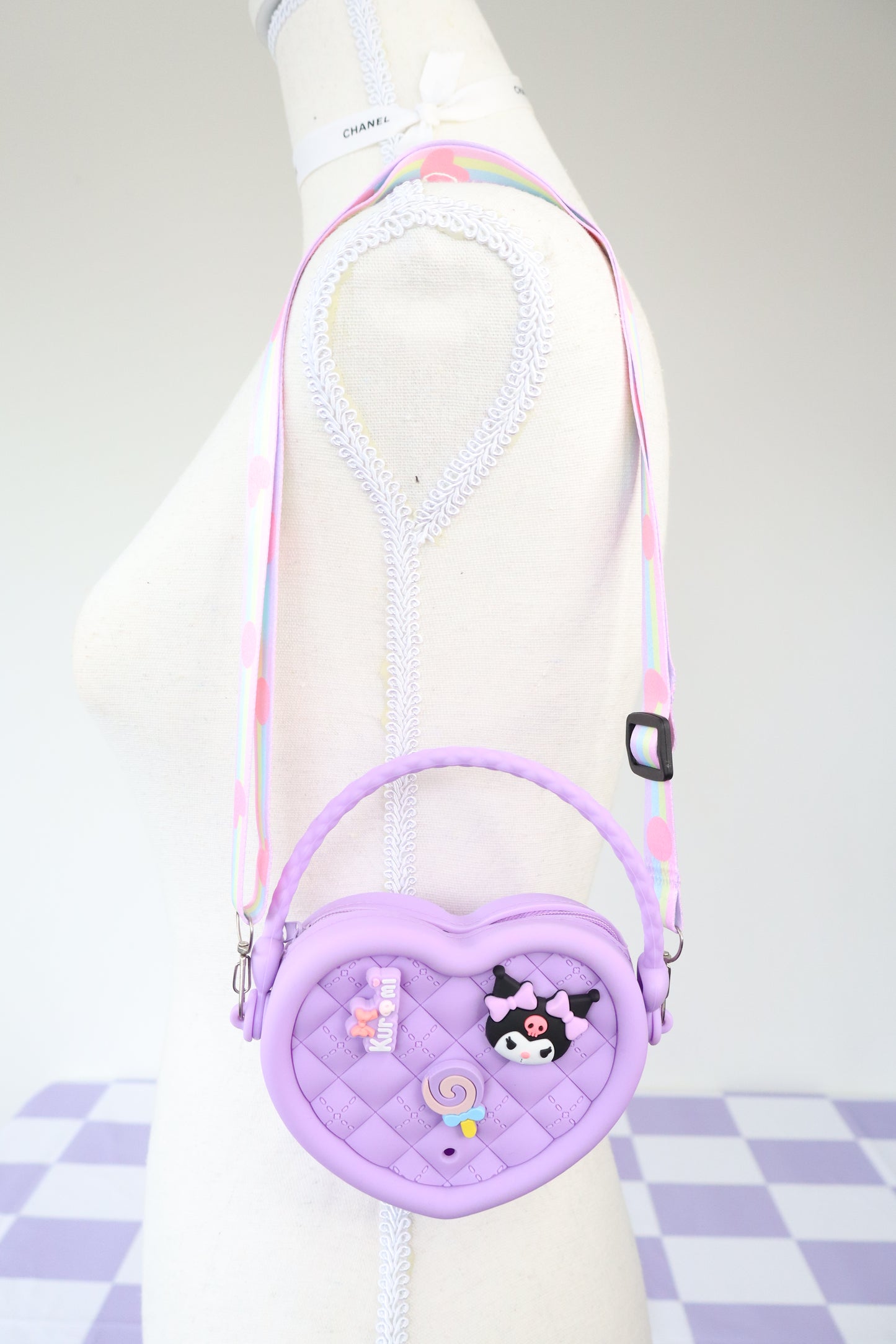 Kuromi Mini Heart Bag
