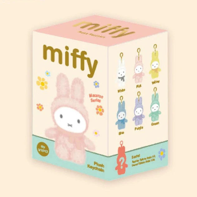 VIPO x Miffy Plush Macaron Series Keychain Blind Box