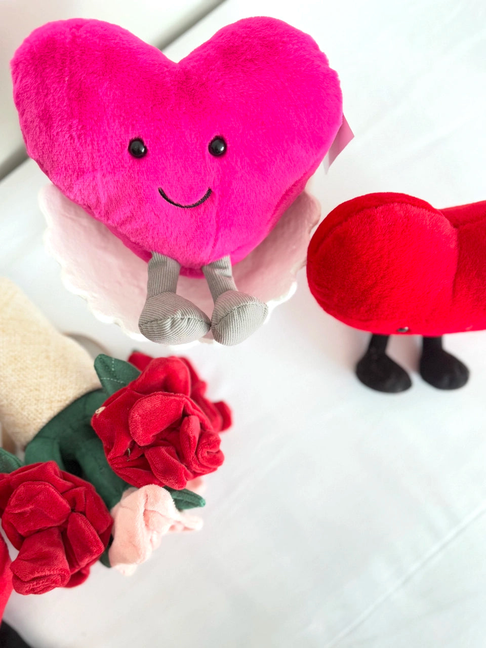 Pink Heart Plush