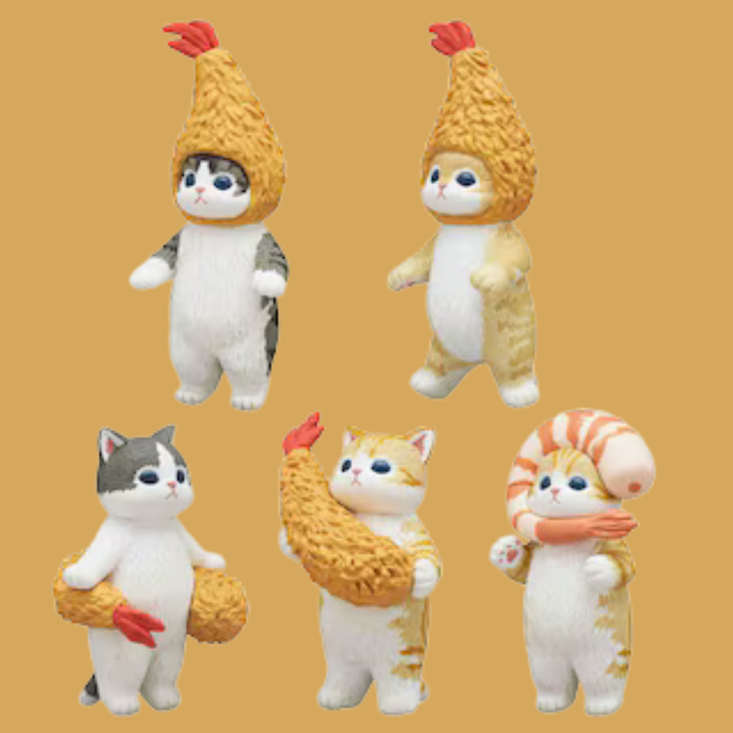 Mofusand Blind Box: Ebi-nyan (Fried Shrimp) Series