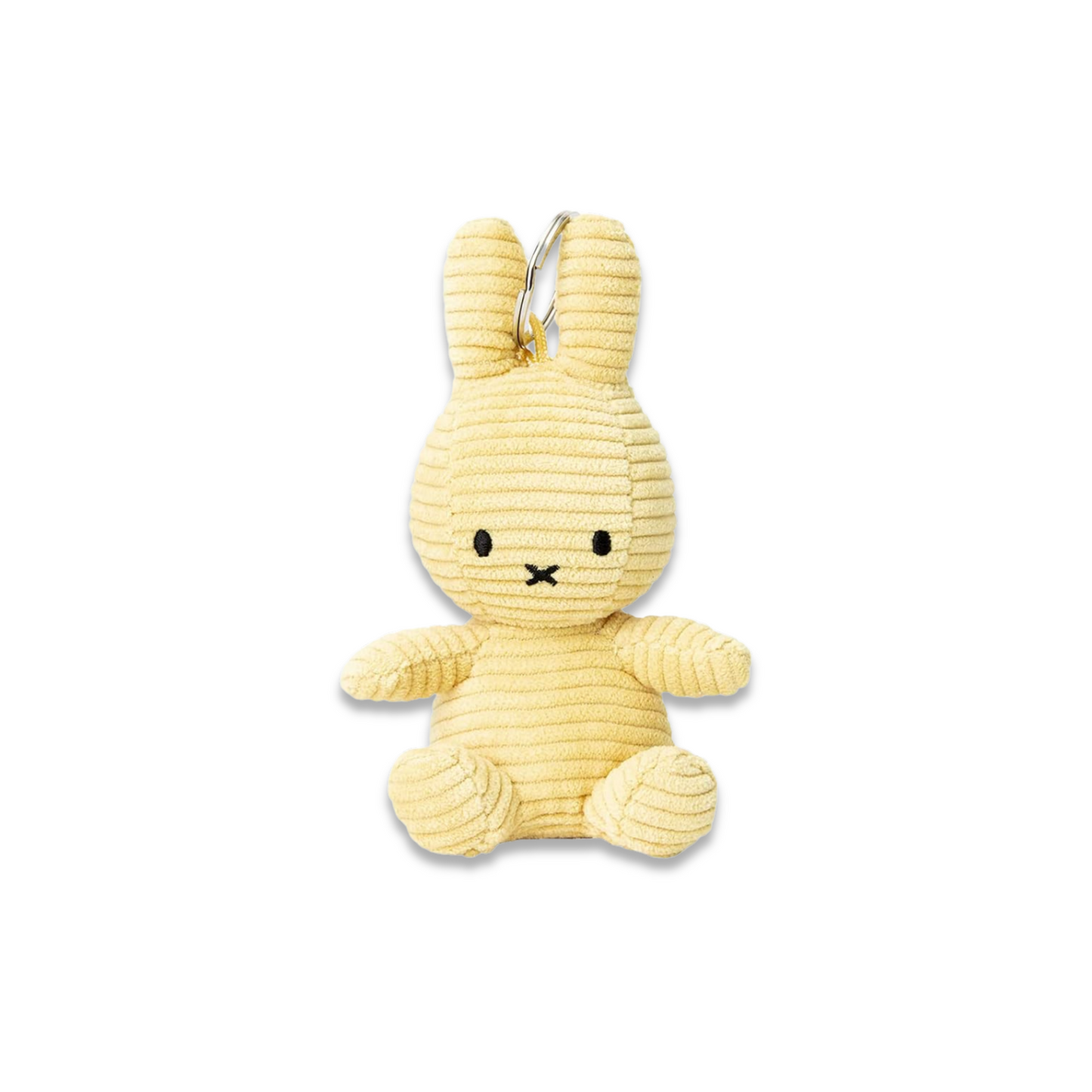 Miffy Corduroy Keychain Cream Yellow