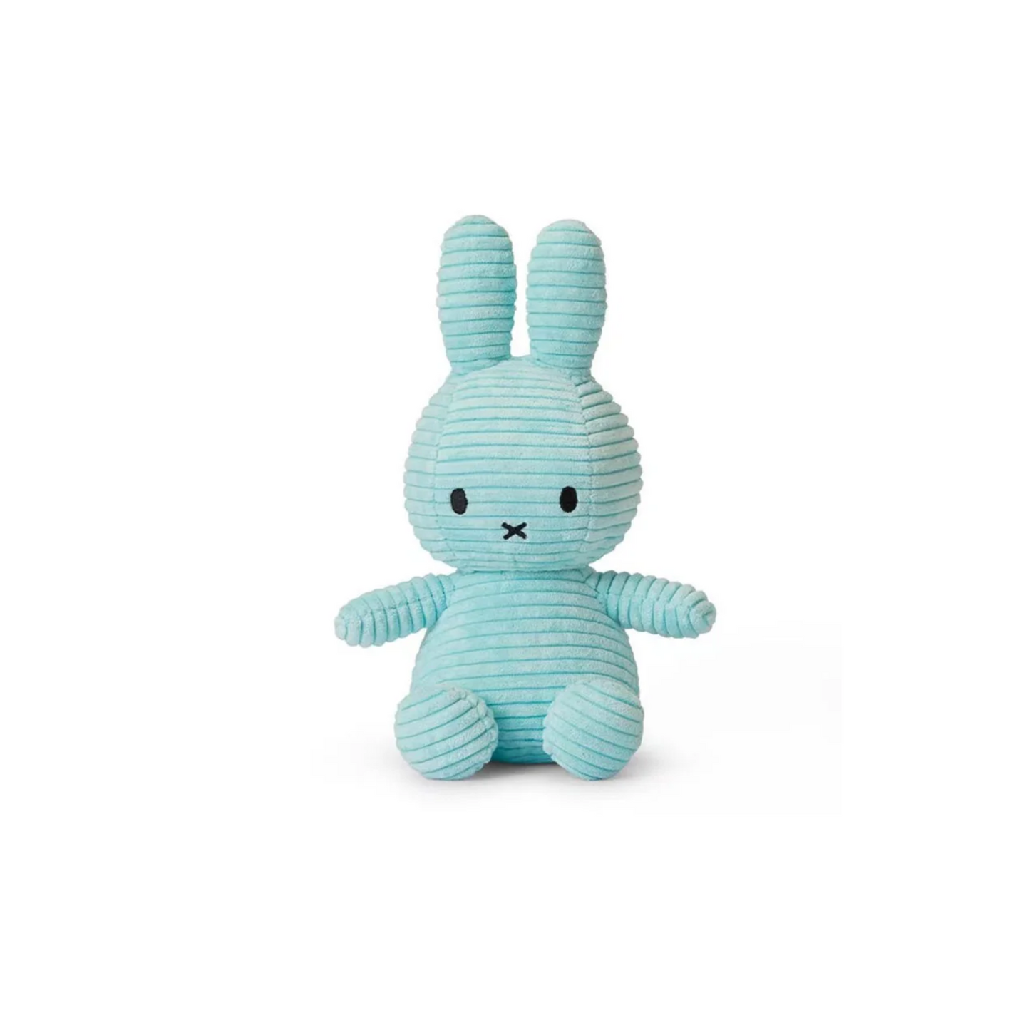 Aqua Corduroy Bunny Plush