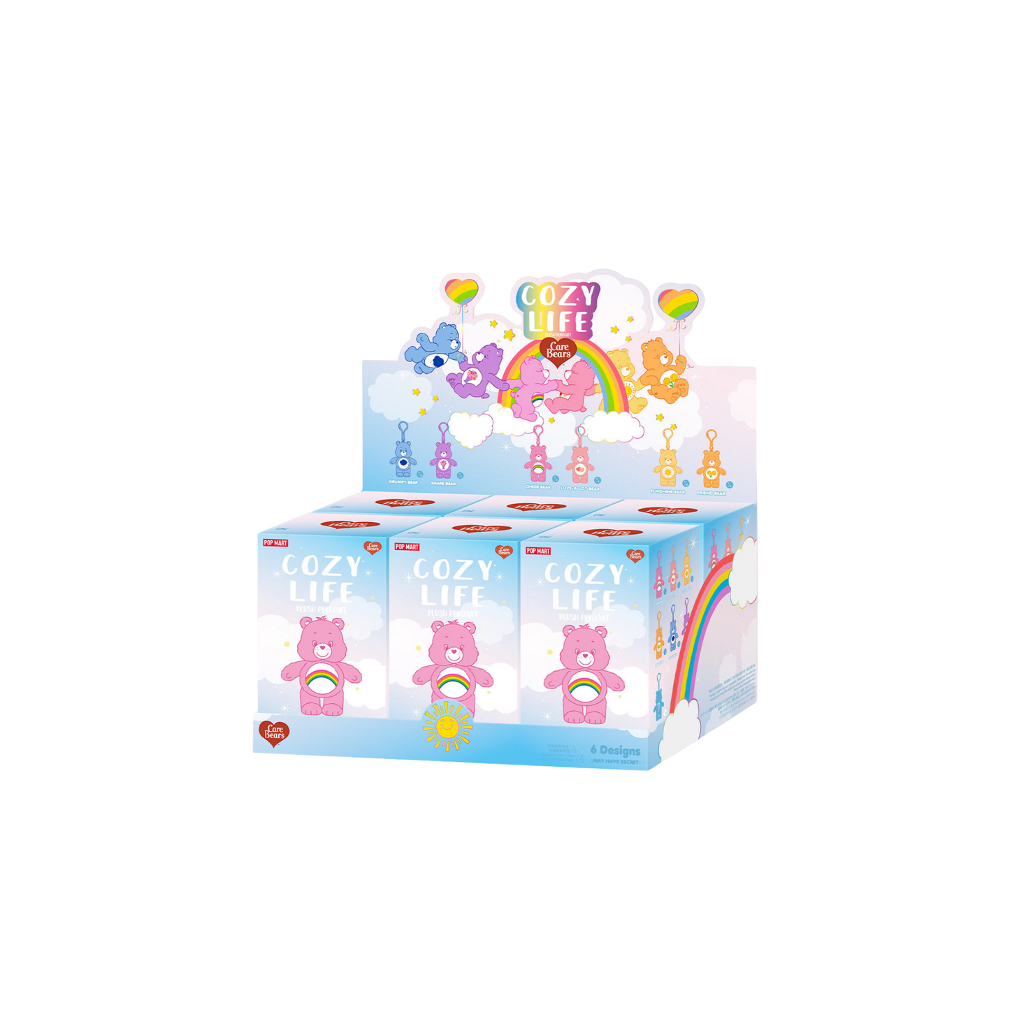 Care Bears Cozy Life Series-Quicksand Plush Pendant Blind Box