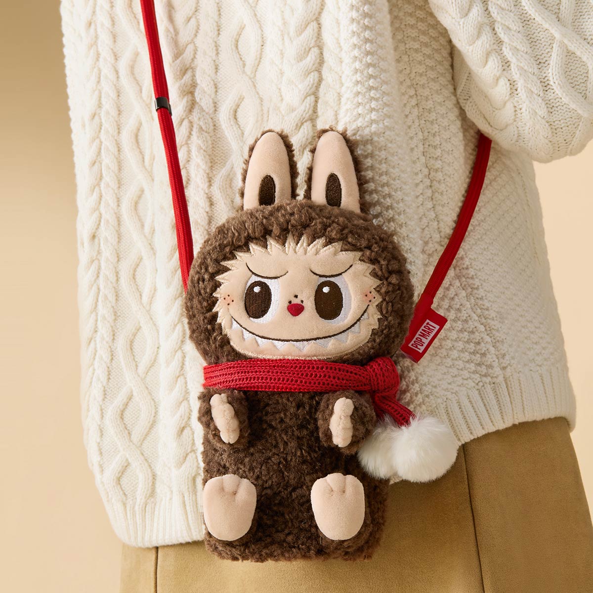 POP MART THE MONSTERS Classic Series-Plush Doll Shoulder Bag