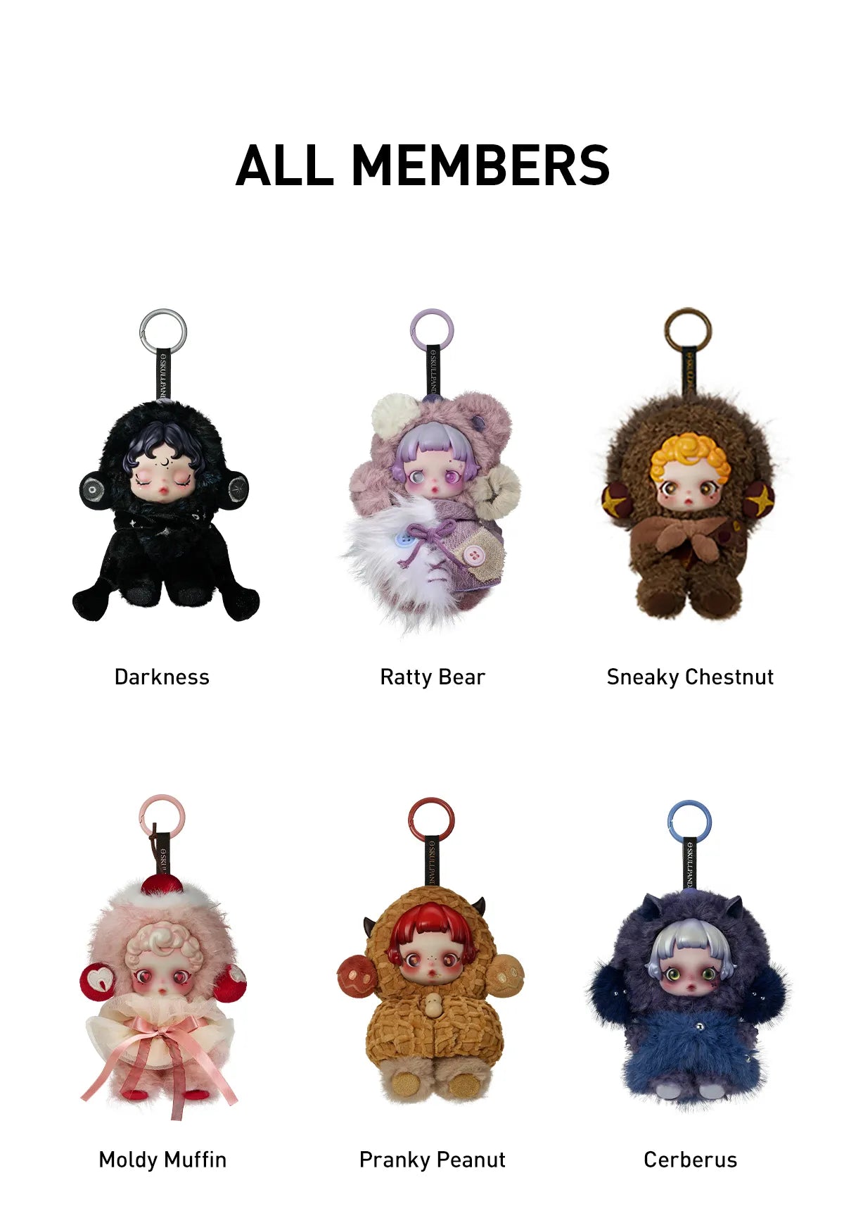 POP MART Skullpanda You Found Me! Series Plush Doll Pendant