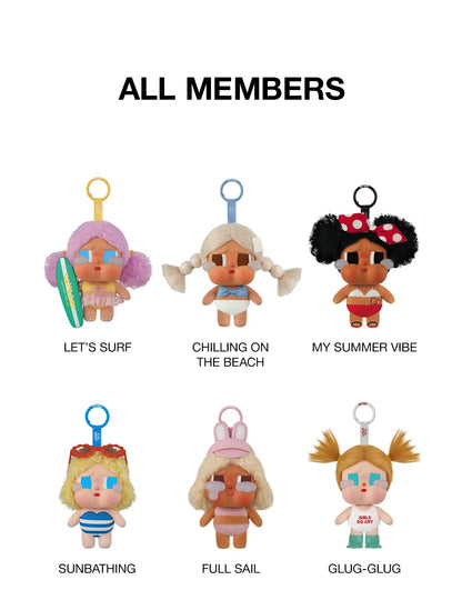 POP MART CRYBABY Vacation Mode On Series-Vinyl Plush Pendant Blind Box