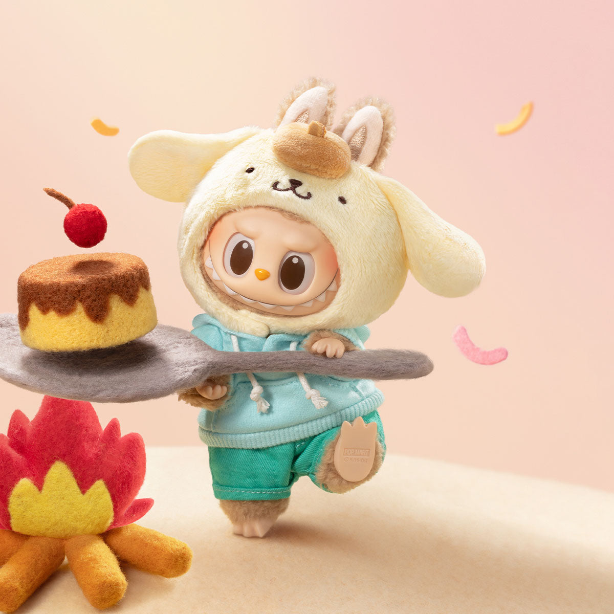 THE MONSTERS × Hello Kitty and Friends Series-Vinyl Plush Pendant Blind Box