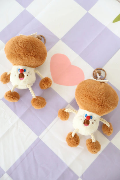 Brown Mushroom Charm