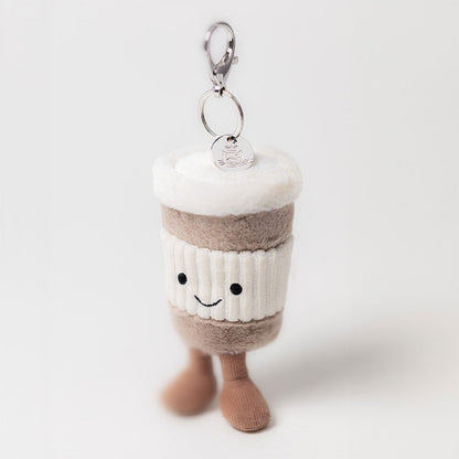Jellycat Coffee-To-Go Bag Charm