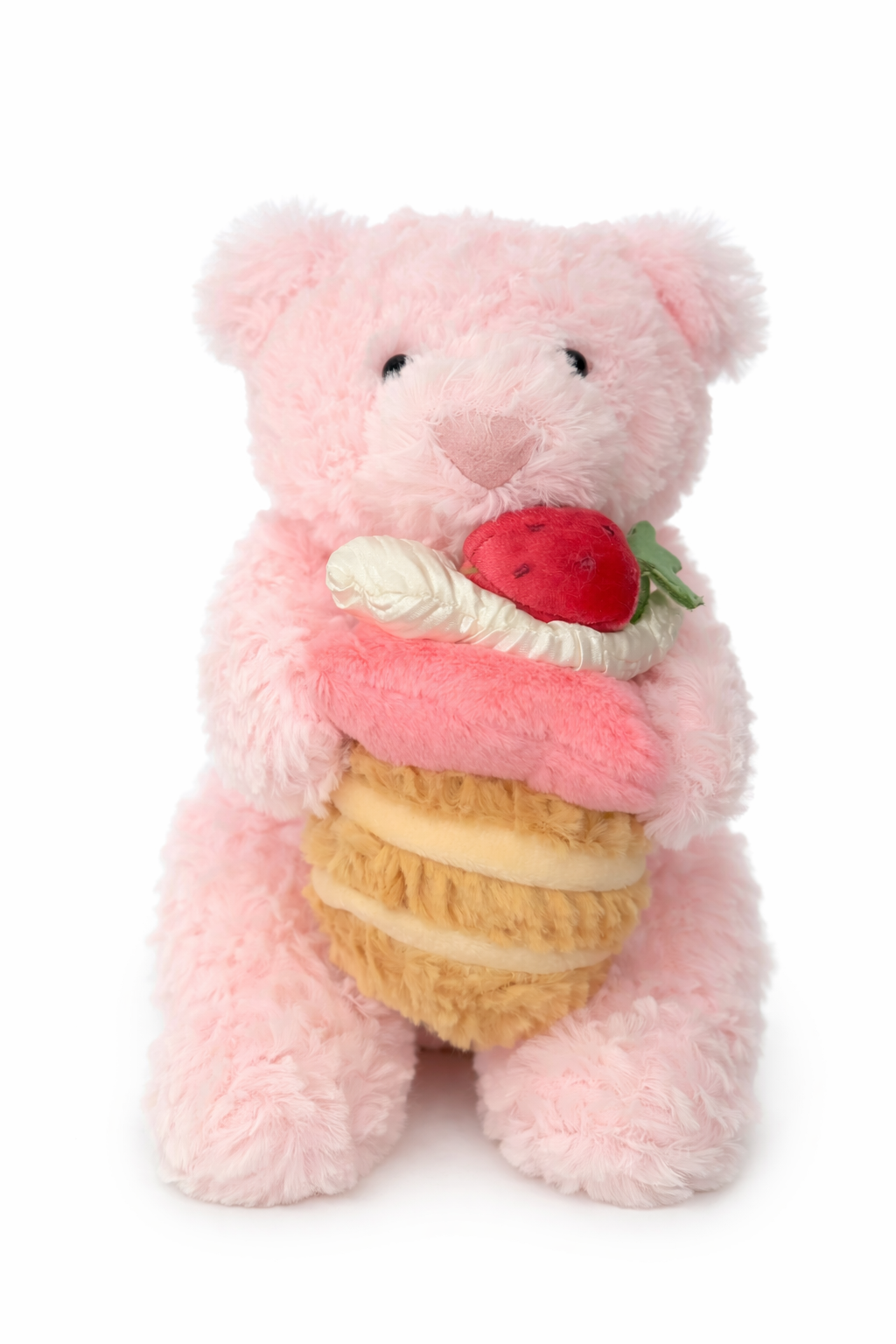 Pink Bear with Cake