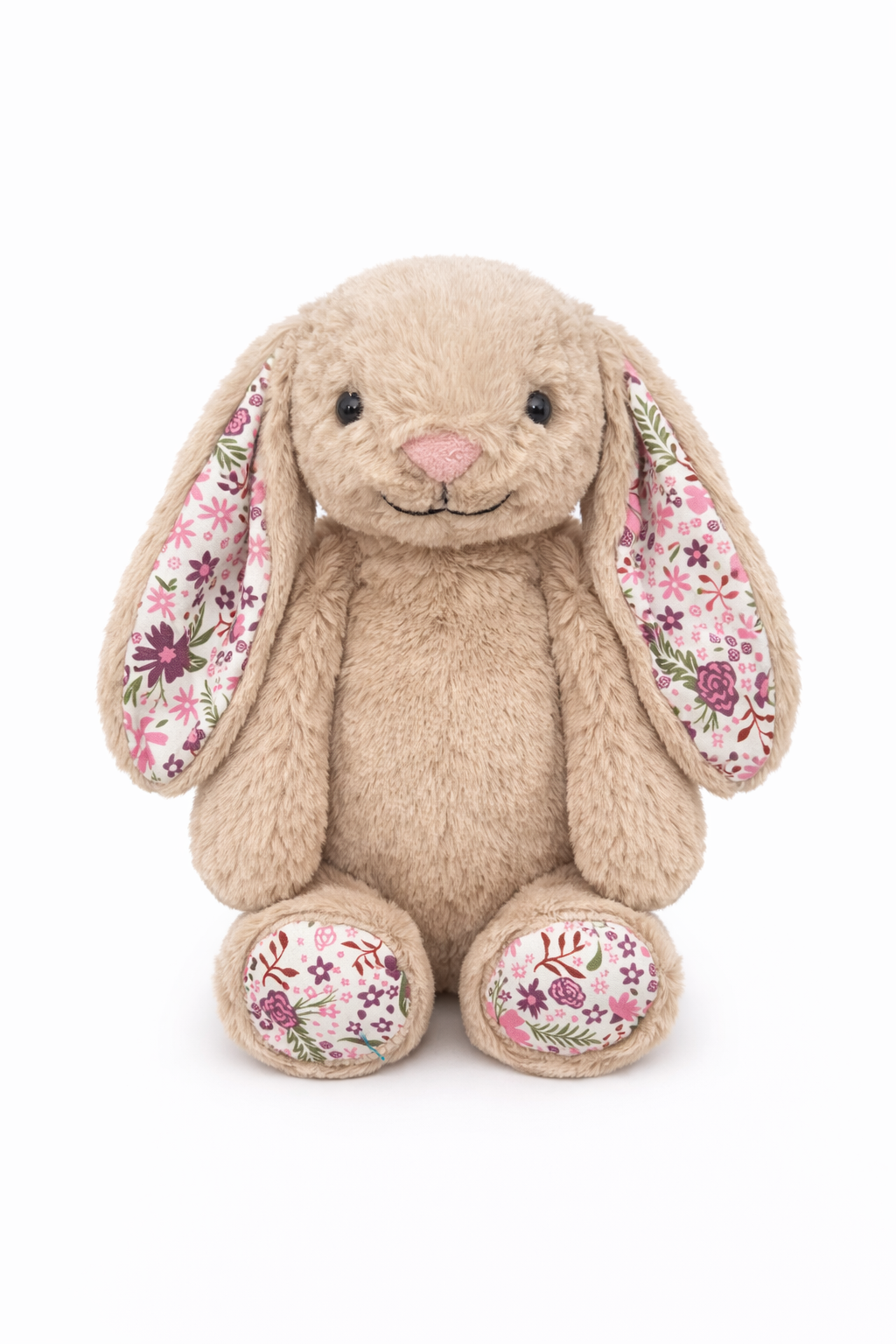 Floral Beige Bunny Medium