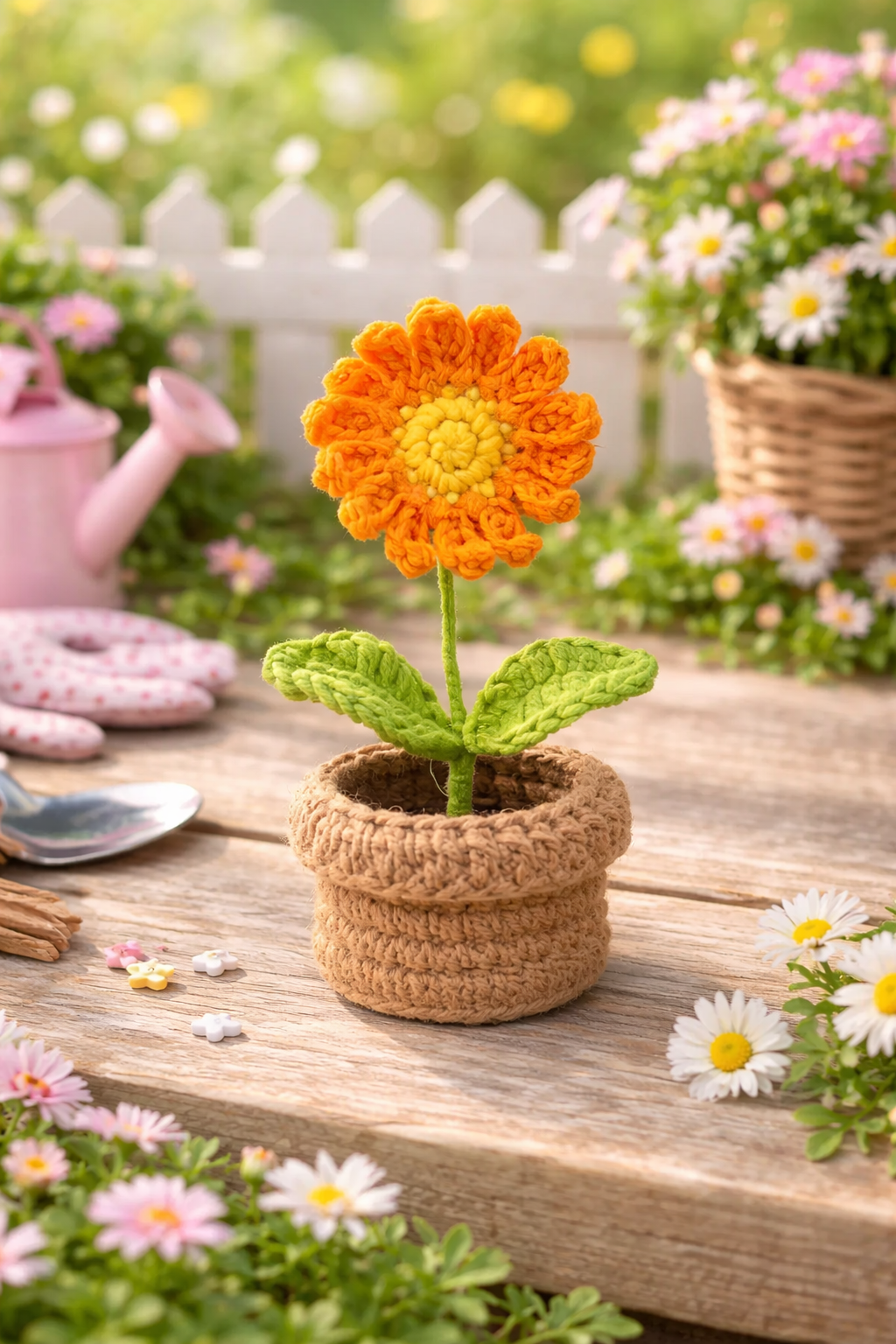 Mini Orange Daisy