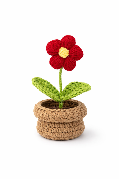 Mini Red Daisy