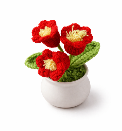 Mini Red Tulip Bunch
