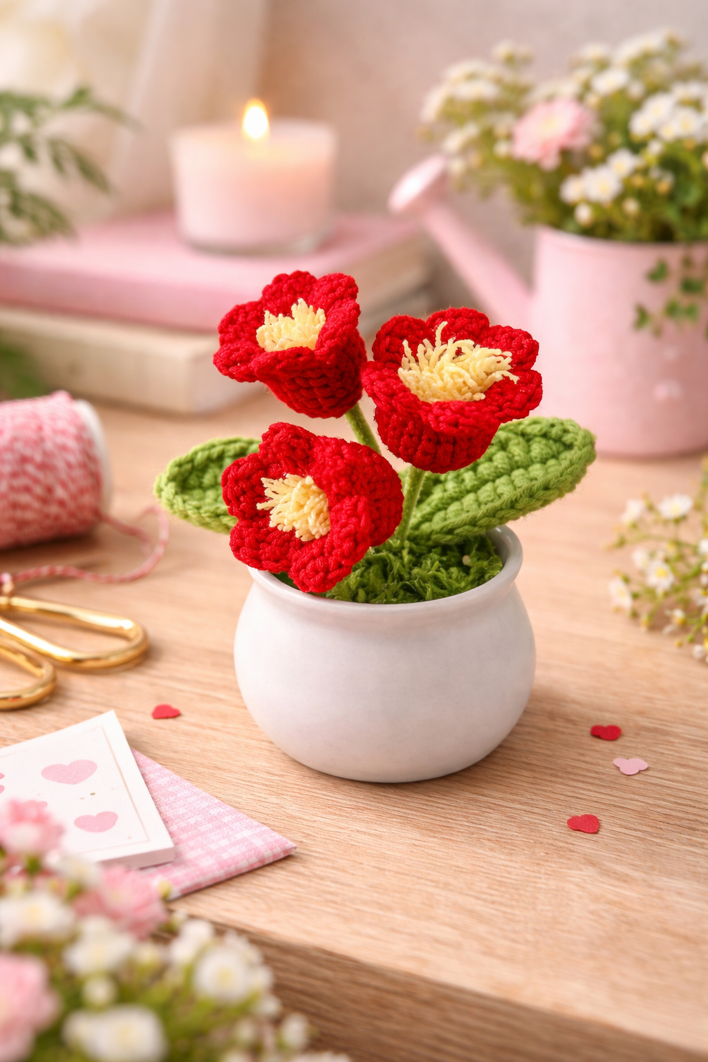 Mini Red Tulip Bunch