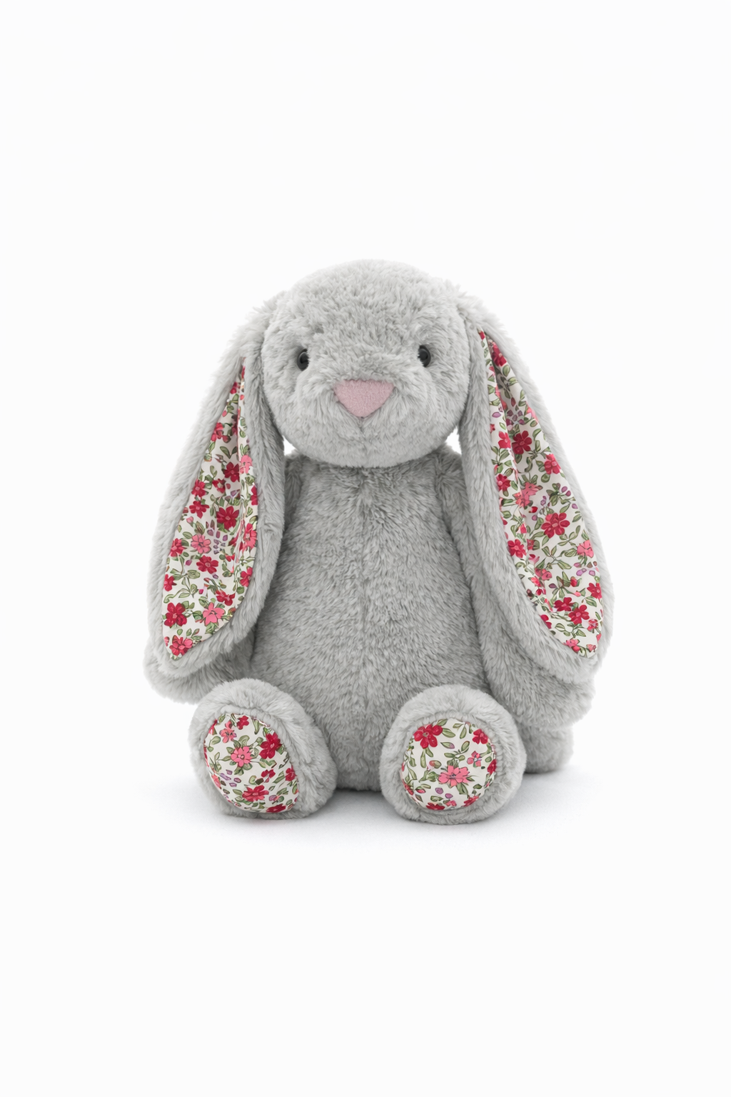 Floral Silver Bunny