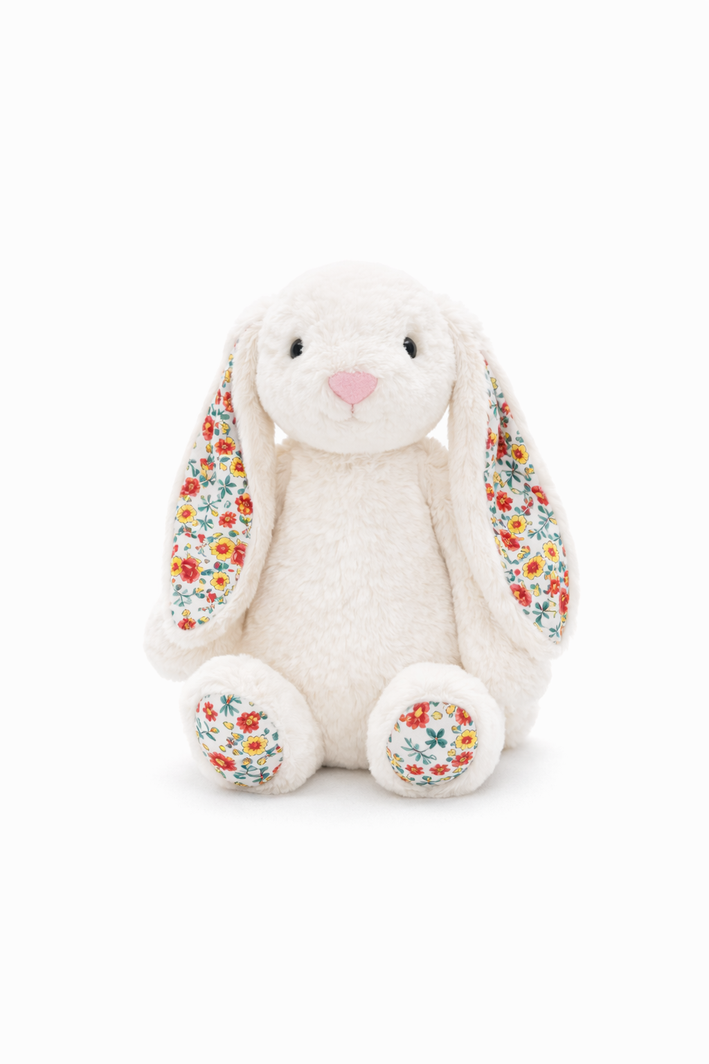 Floral White Bunny