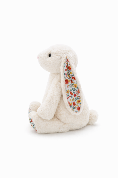 Floral White Bunny