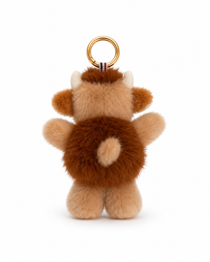 Highland Cow Plush Pendant
